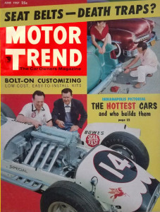 MOTOR TREND 1957 JUNE - SEBRING, KURTIS, CORVETTE SS, CUSTOMIZING*